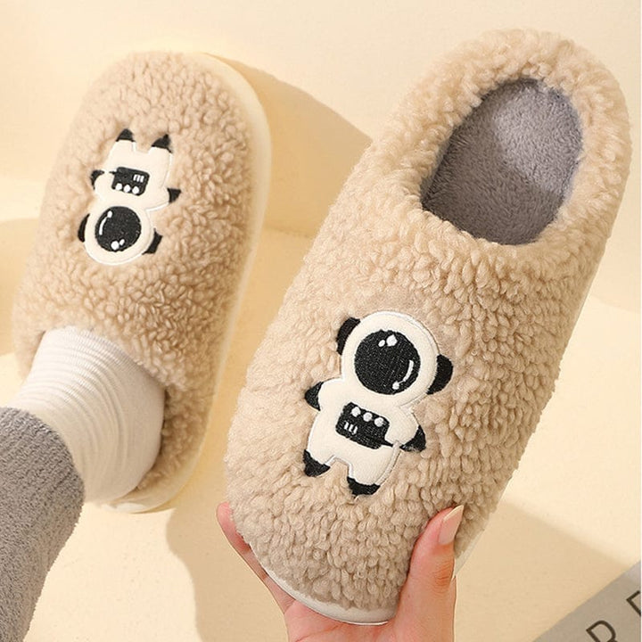Unisex Winter Fuzzy Slippers Cozy Nonslip Furry House Shoes BENNYS
