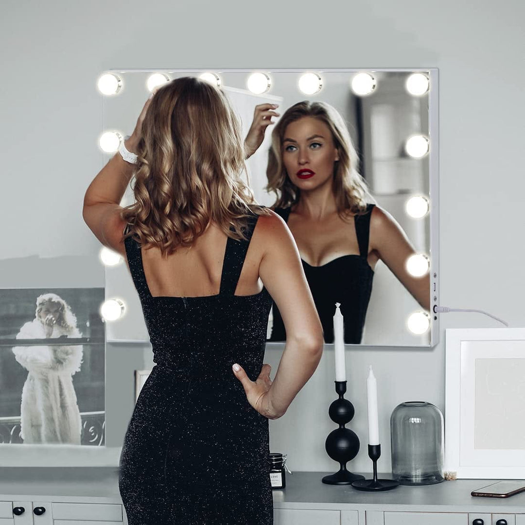 Vanity Mirror with Lights, Hollywood Lighted Makeup Mirror BENNYS