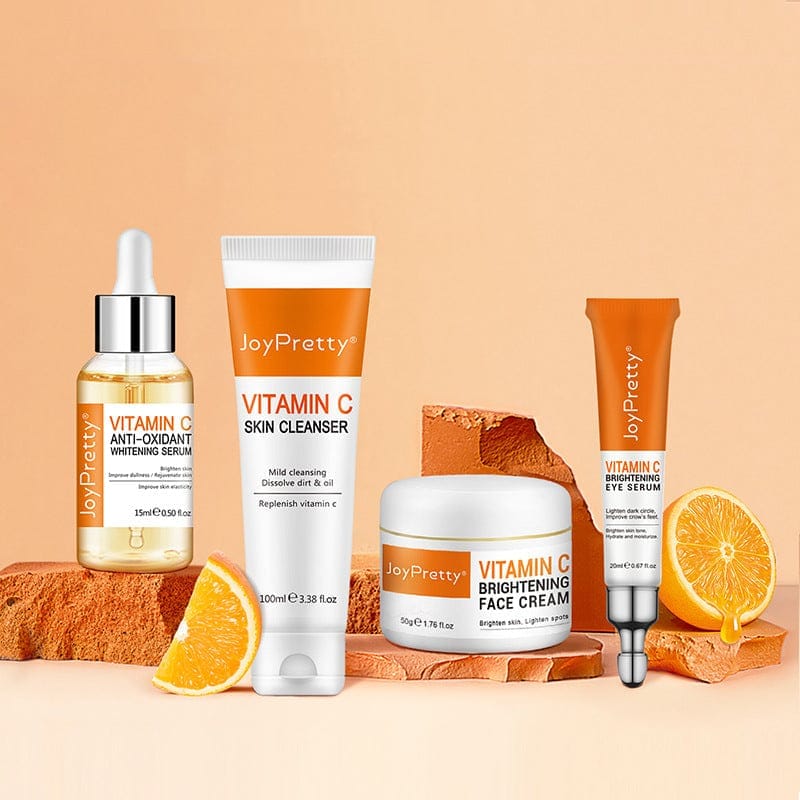 Vitamin C Cream Skin Brightening Set Hydration And Moisturizing 5-Piece Face Set BENNYS