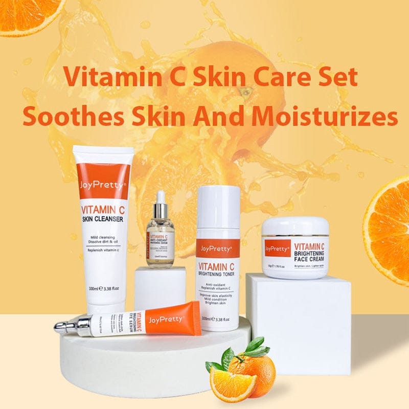 Vitamin C Cream Skin Brightening Set Hydration And Moisturizing 5-Piece Face Set BENNYS