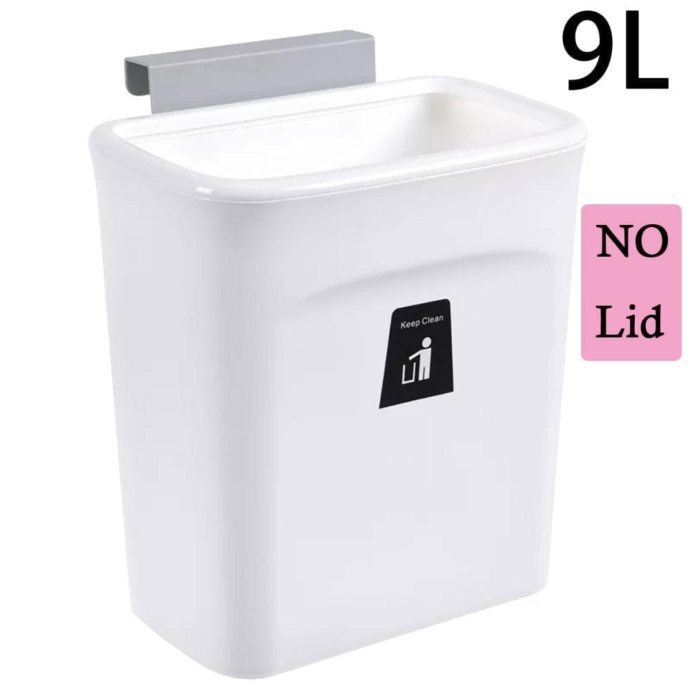 Wall Mounted Trash Can Bin With Lid Waste Bin BENNYS