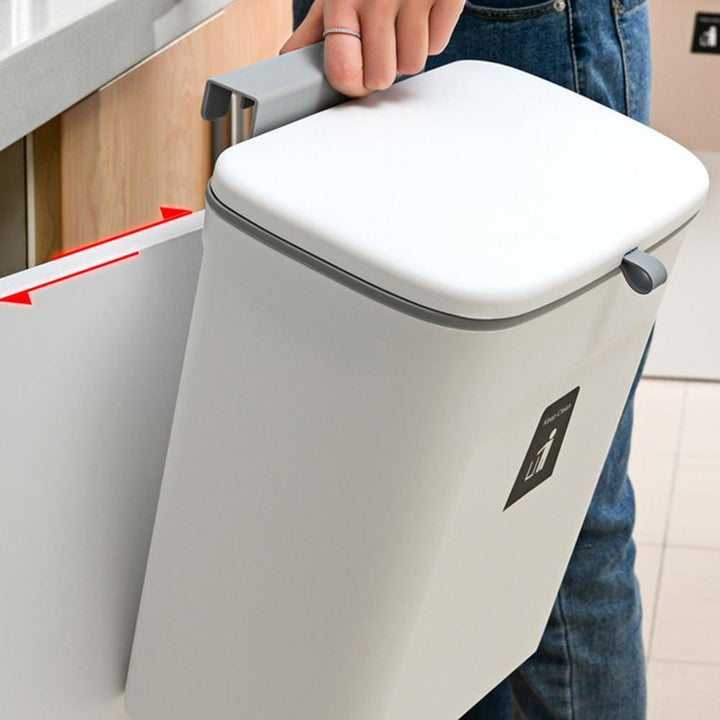Wall Mounted Trash Can Bin With Lid Waste Bin BENNYS