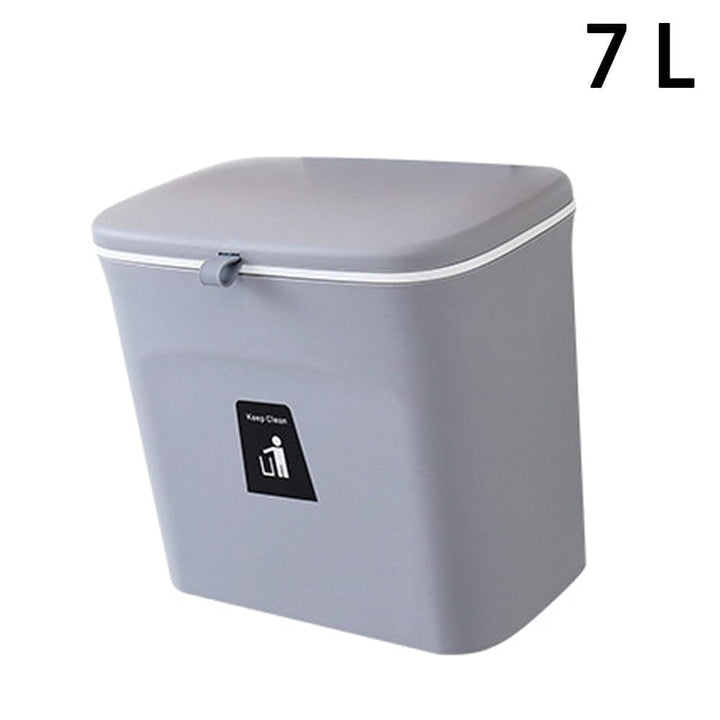 Wall Mounted Trash Can Bin With Lid Waste Bin BENNYS