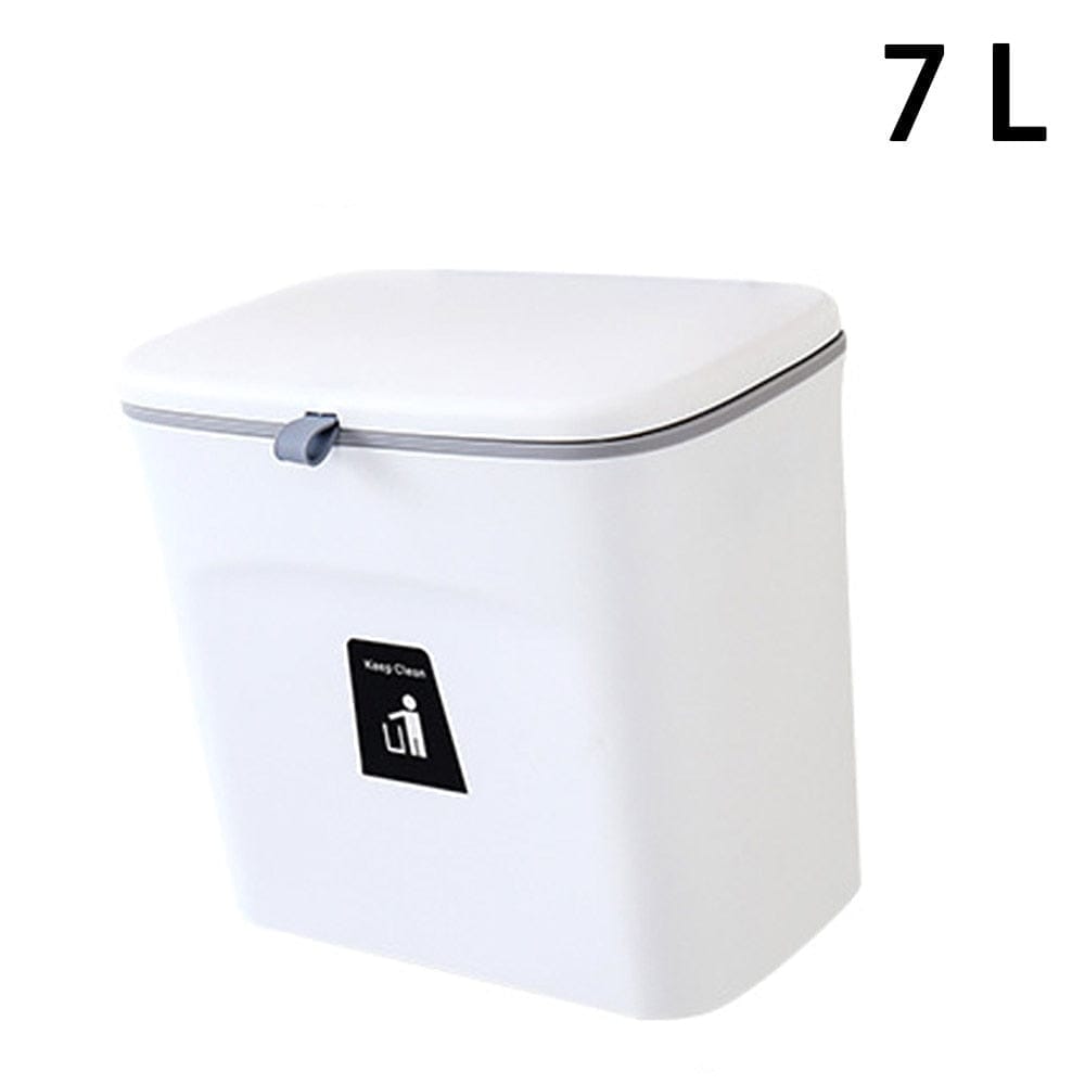 Wall Mounted Trash Can Bin With Lid Waste Bin BENNYS