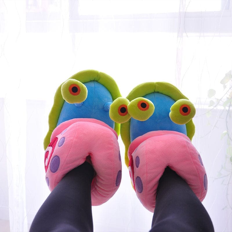 Warm Home Funny Snail Cotton Shoes BENNYS