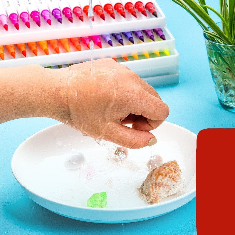 Watercolor Pen Set Primary School Students Soft-tip Colored Pens BENNYS