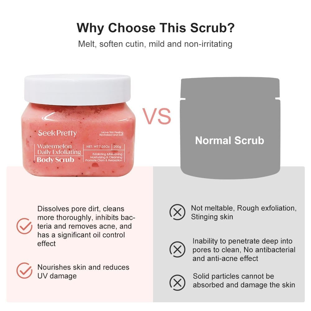 Watermelon Daily Exfoliating Moisturizing Body Scrub BENNYS