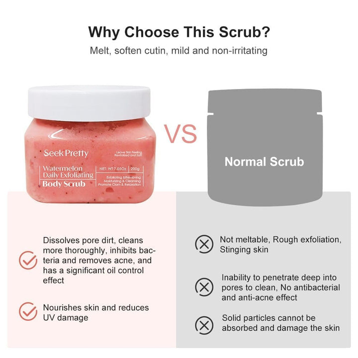 Watermelon Daily Exfoliating Moisturizing Body Scrub BENNYS