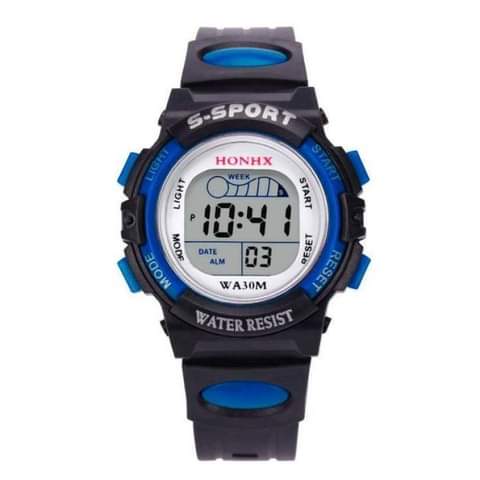Waterproof Baby Boy Digital LED Alarm Date Sport Watch BENNYS