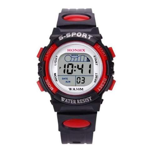 Waterproof Baby Boy Digital LED Alarm Date Sport Watch BENNYS