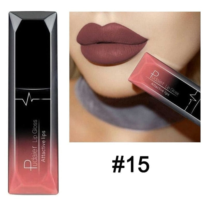 Waterproof Nude Matte Velvet Glossy Lip Gloss Lipstick Lip Balm BENNYS