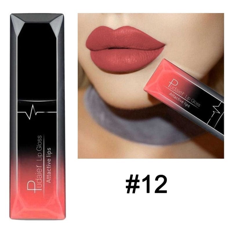 Waterproof Nude Matte Velvet Glossy Lip Gloss Lipstick Lip Balm BENNYS