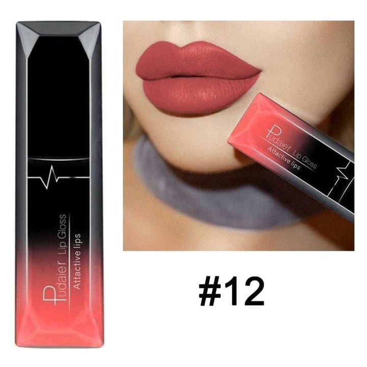 Waterproof Nude Matte Velvet Glossy Lip Gloss Lipstick Lip Balm BENNYS
