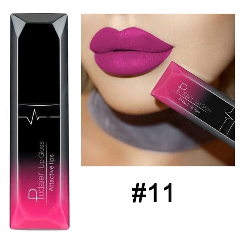 Waterproof Nude Matte Velvet Glossy Lip Gloss Lipstick Lip Balm BENNYS