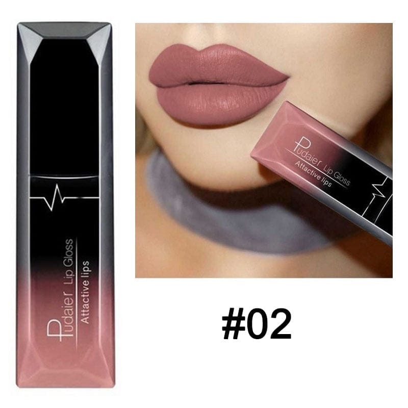 Waterproof Nude Matte Velvet Glossy Lip Gloss Lipstick Lip Balm BENNYS