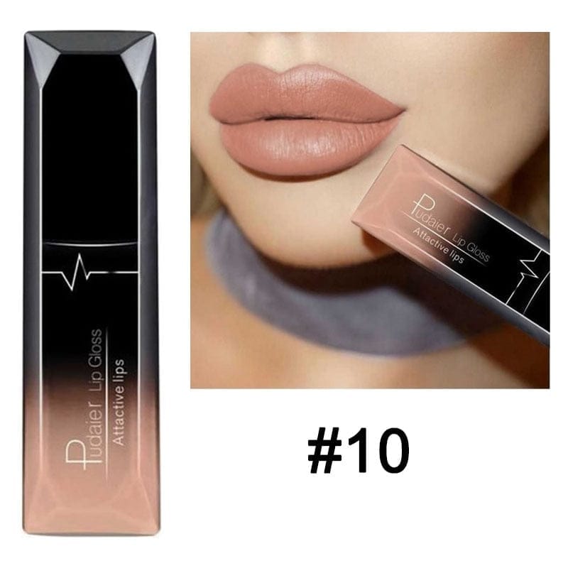 Waterproof Nude Matte Velvet Glossy Lip Gloss Lipstick Lip Balm BENNYS