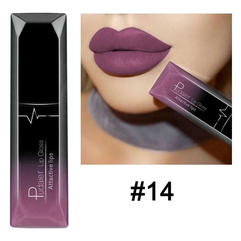 Waterproof Nude Matte Velvet Glossy Lip Gloss Lipstick Lip Balm BENNYS