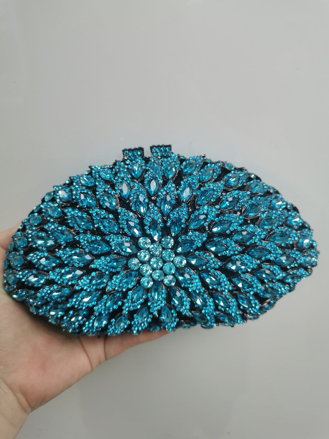 Wedding Party Flower Clutch Purse And Crystal Handbag BENNYS