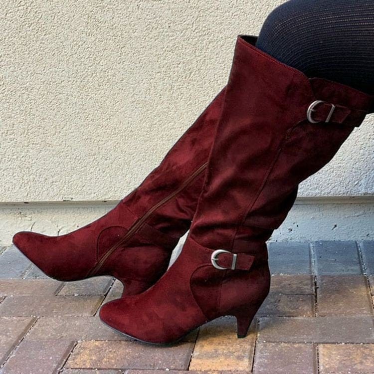 Western Boots Winter Shoes Wide Calf Long Boots For Women BENNYS