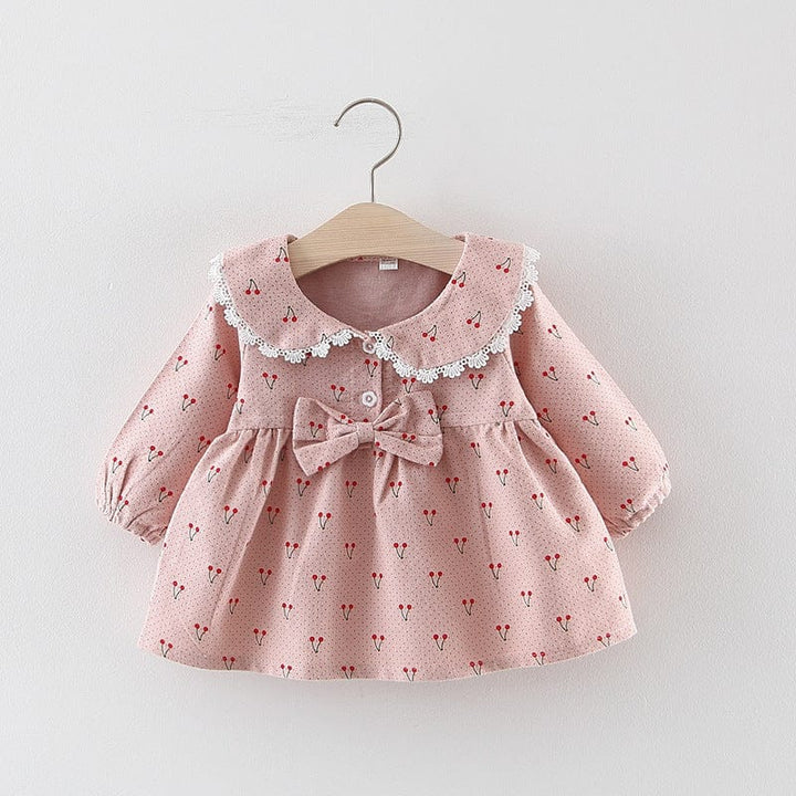 Western Style Print Doll Collar Princess Dress BENNYS