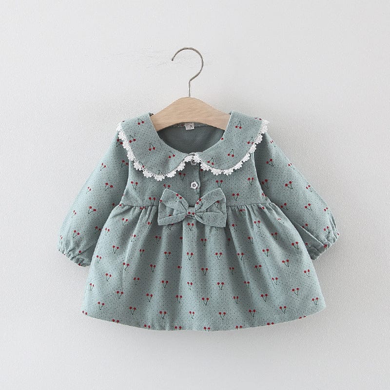 Western Style Print Doll Collar Princess Dress BENNYS