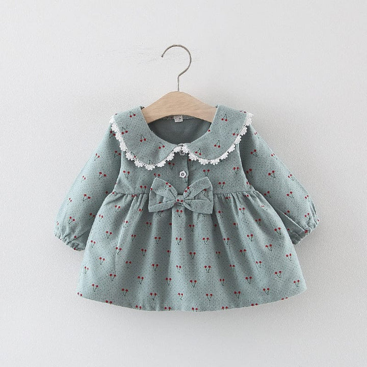 Western Style Print Doll Collar Princess Dress BENNYS