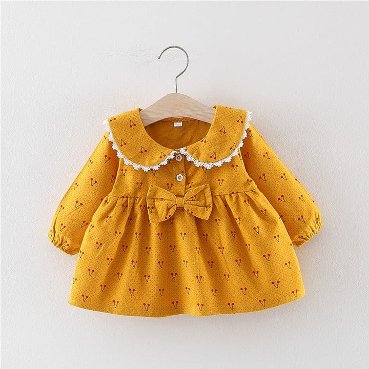 Western Style Print Doll Collar Princess Dress BENNYS
