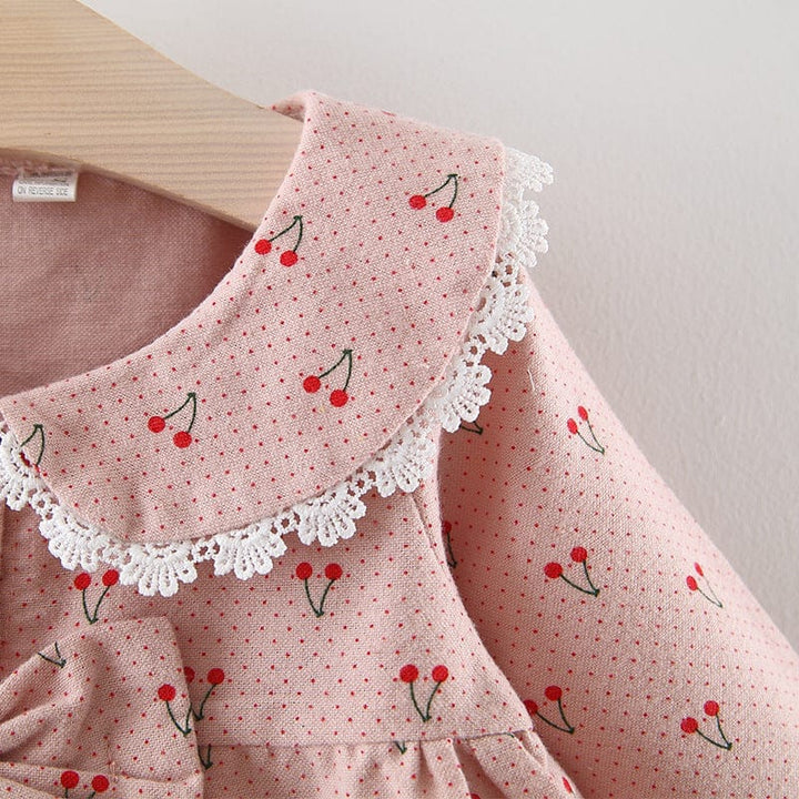 Western Style Print Doll Collar Princess Dress BENNYS
