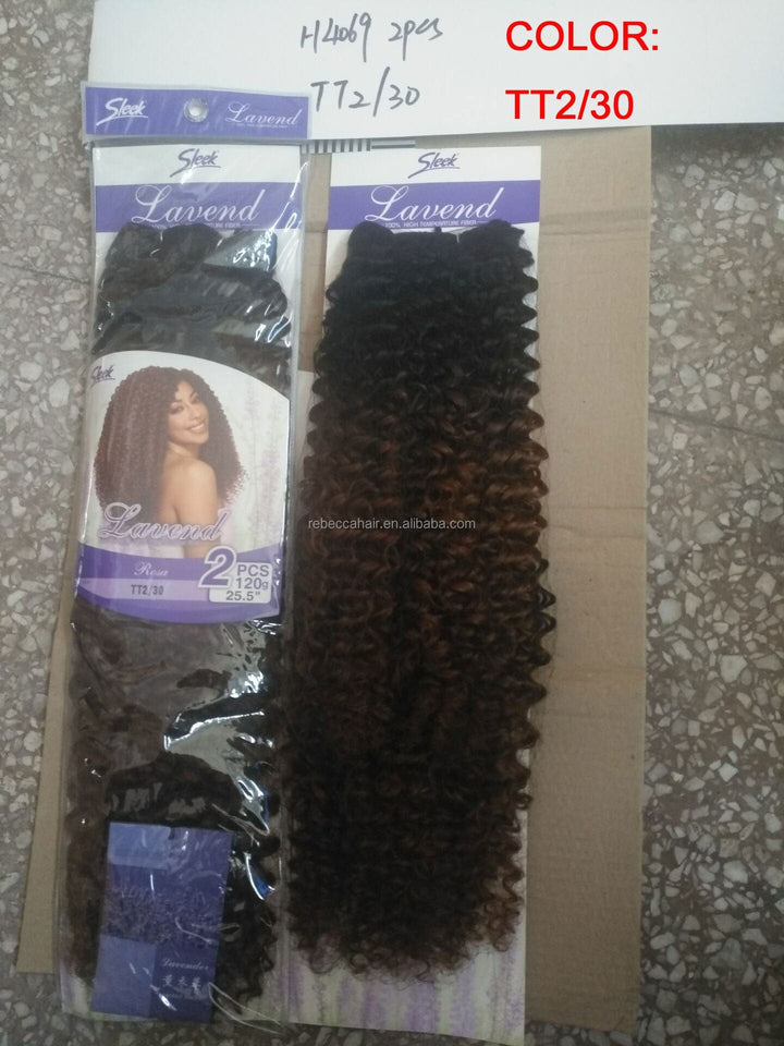 Wholesale synthetic hair deep wave hair extension 22 24 26 inch BENNYS