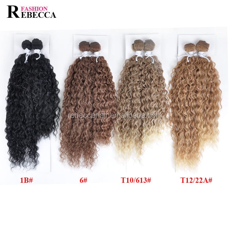 Wholesale synthetic hair deep wave hair extension 22 24 26 inch BENNYS