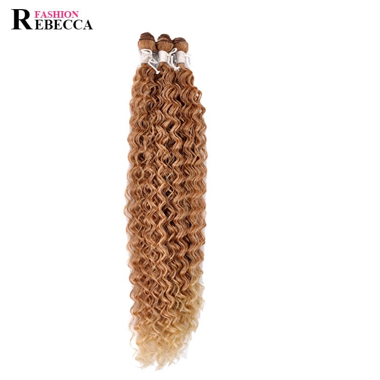 Wholesale synthetic hair deep wave hair extension 22 24 26 inch BENNYS