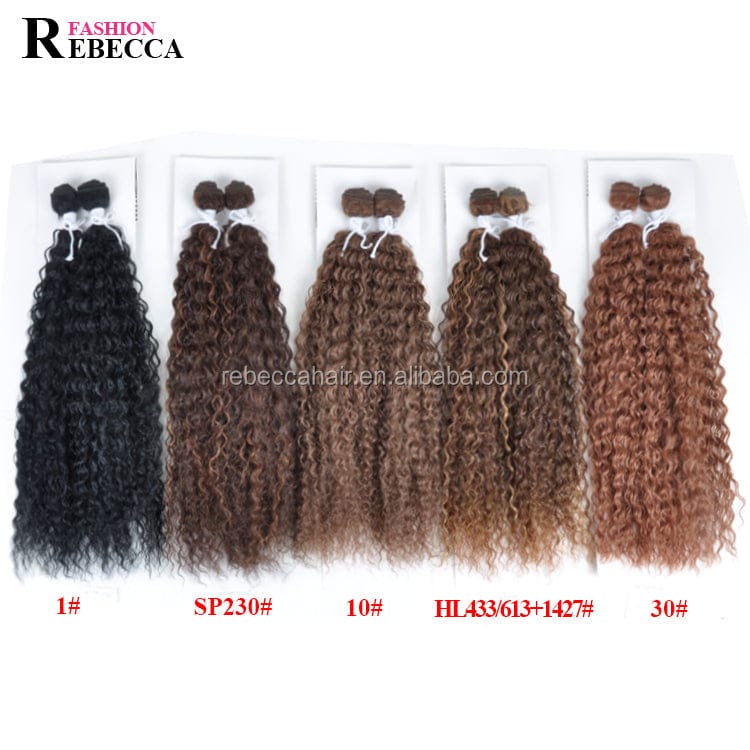 Wholesale synthetic hair deep wave hair extension 22 24 26 inch BENNYS