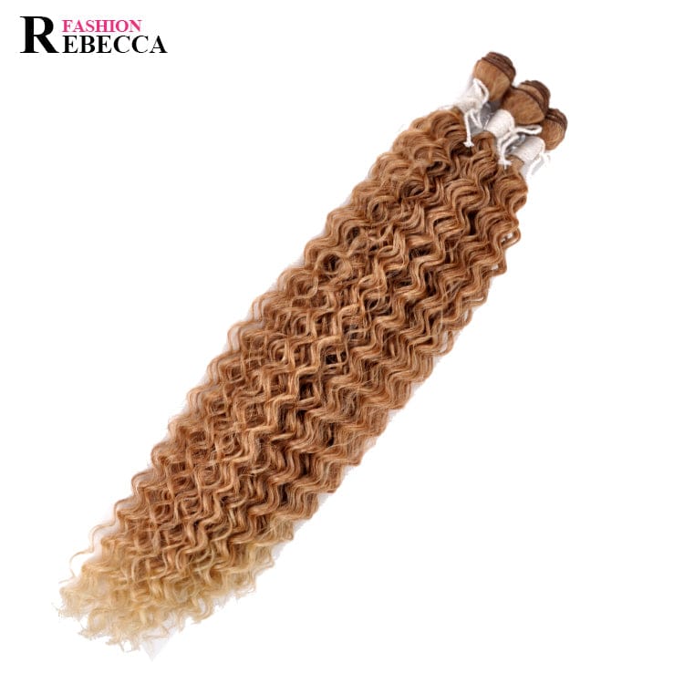 Wholesale synthetic hair deep wave hair extension 22 24 26 inch BENNYS