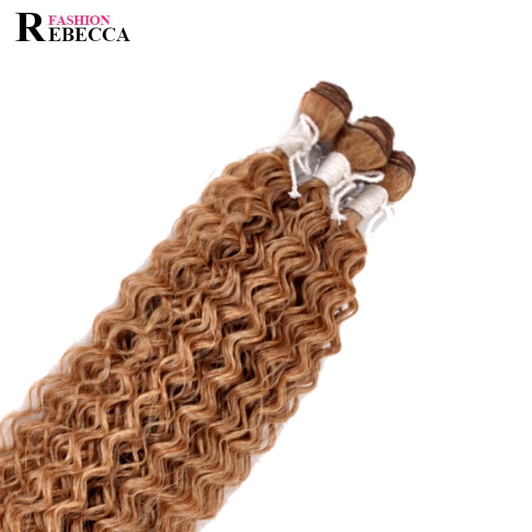 Wholesale synthetic hair deep wave hair extension 22 24 26 inch BENNYS