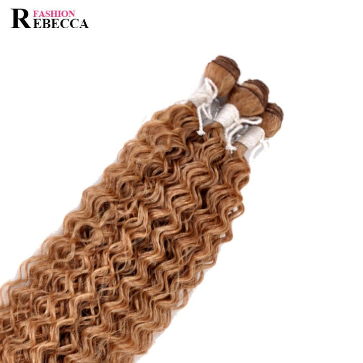 Wholesale synthetic hair deep wave hair extension 22 24 26 inch BENNYS