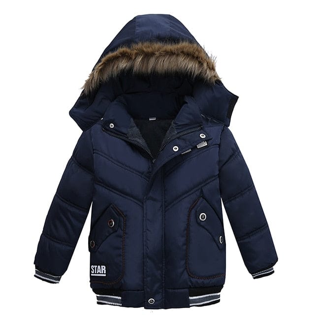 Winter Jacket For Kids Hooded Warm Outerwear Coat BENNYS