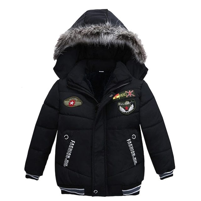 Winter Jacket For Kids Hooded Warm Outerwear Coat BENNYS