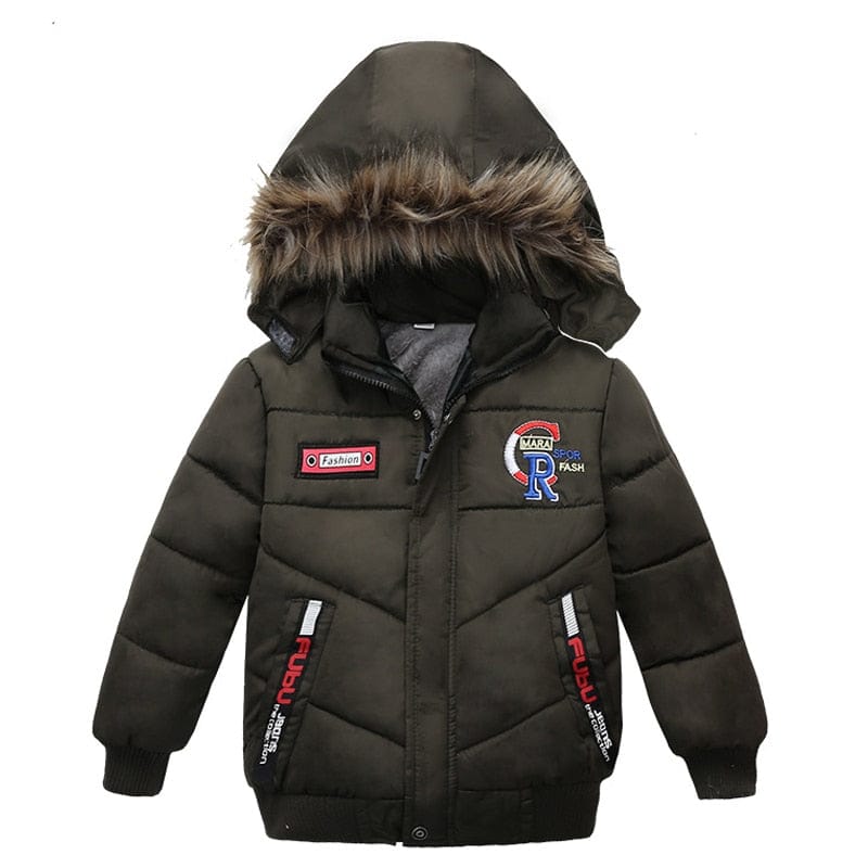 Winter Jacket For Kids Hooded Warm Outerwear Coat BENNYS