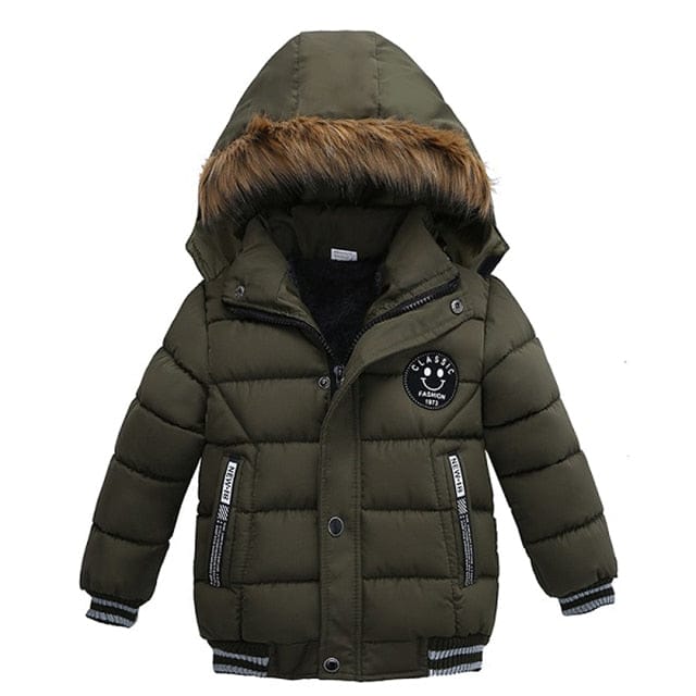 Winter Jacket For Kids Hooded Warm Outerwear Coat BENNYS