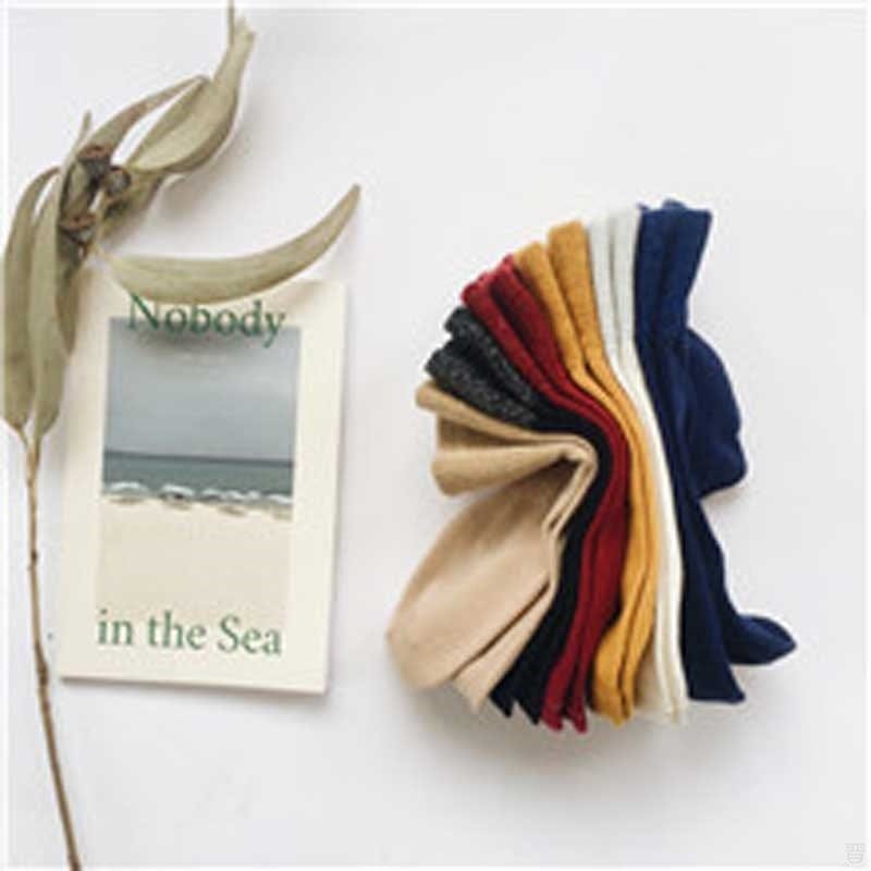 Winter fashion warm solid color flash socks BENNYS