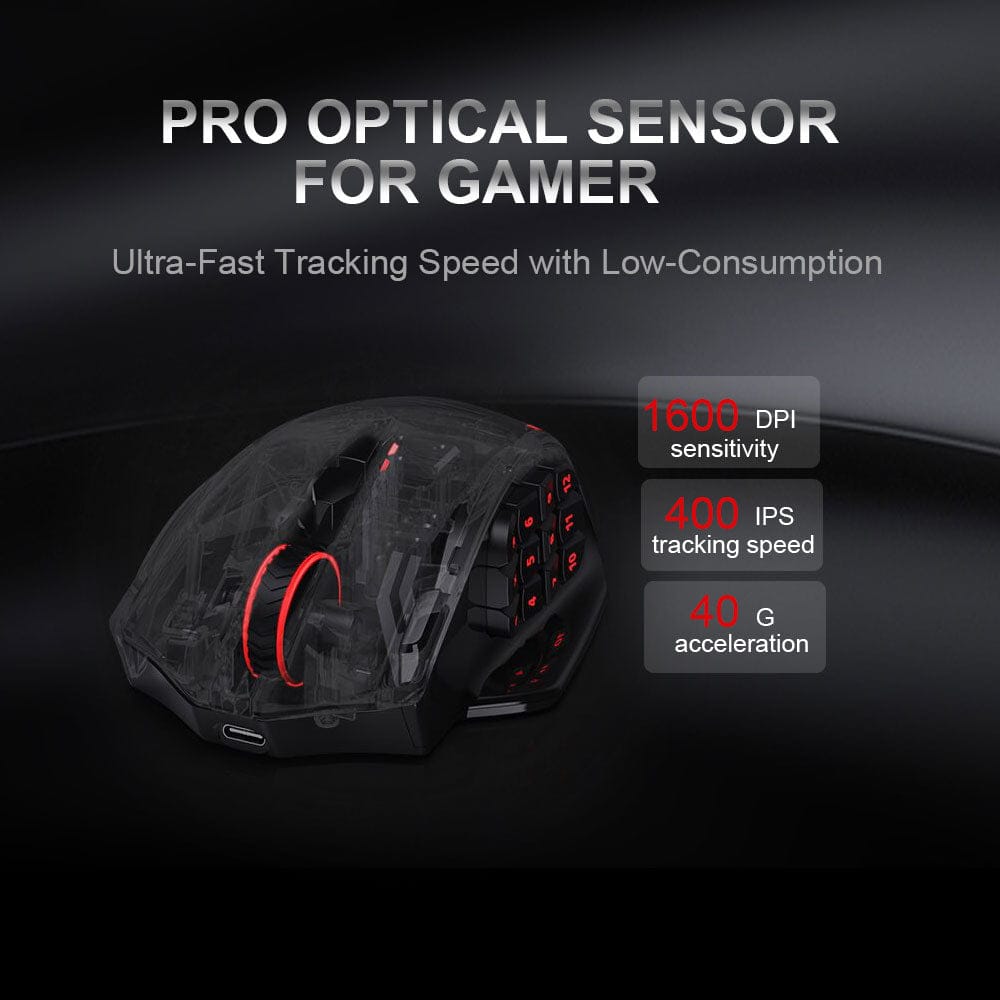 Wireless Gaming Mouse 16000 DPI 16 For PC BENNYS