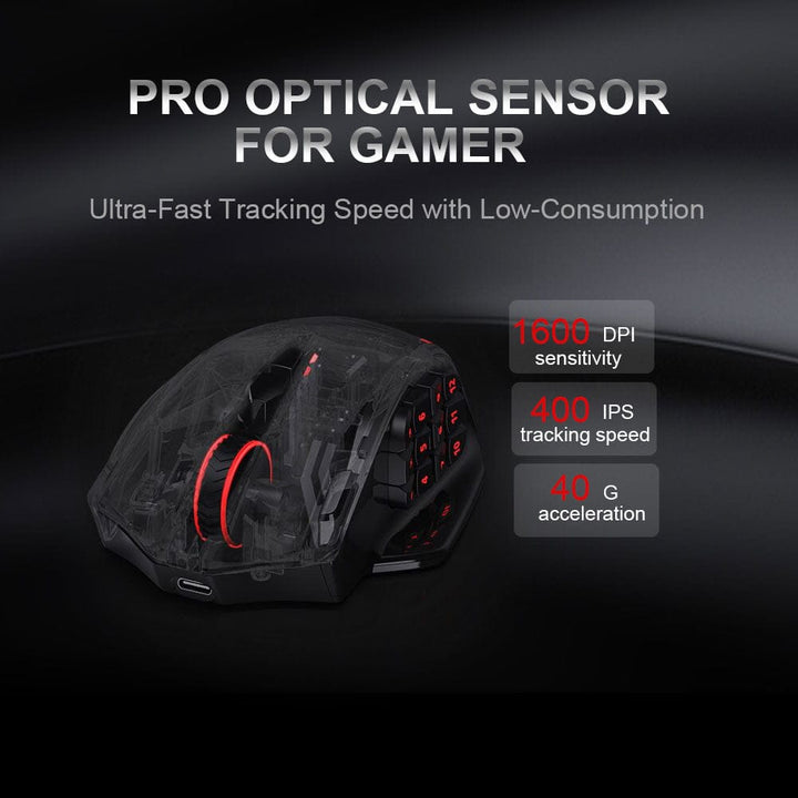Wireless Gaming Mouse 16000 DPI 16 For PC BENNYS