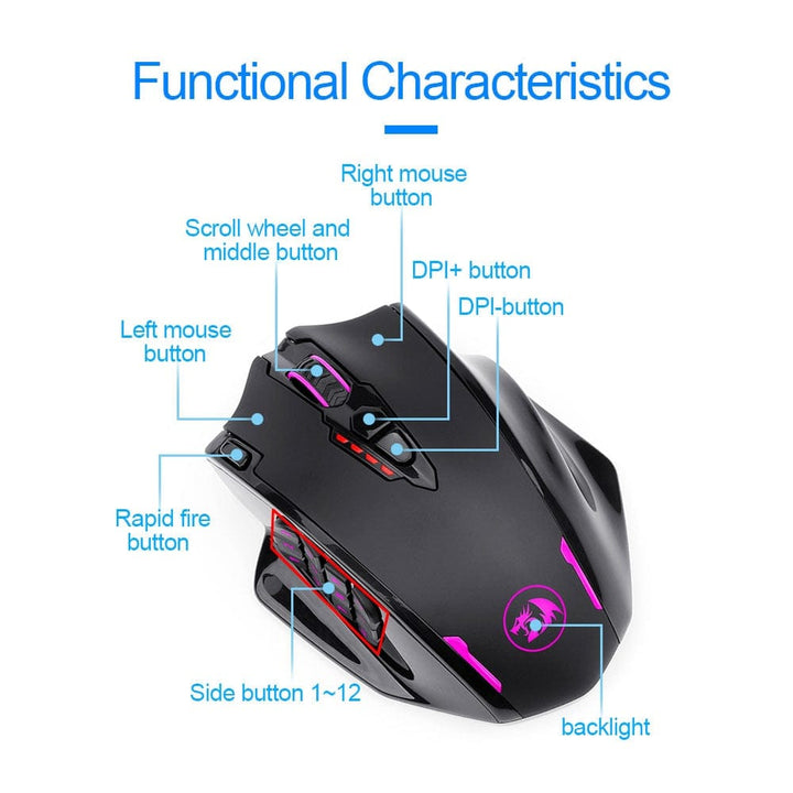Wireless Gaming Mouse 16000 DPI 16 For PC BENNYS