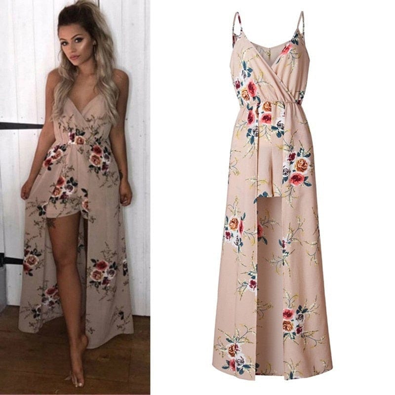 Women Elegant Long Jumpsuit Overalls  New Fashion Sexy Women's Romper BENNYS