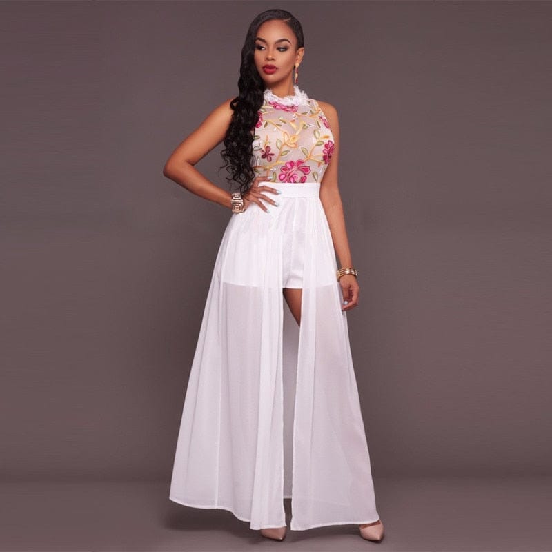 Women Elegant Long Jumpsuit Overalls  New Fashion Sexy Women's Romper BENNYS