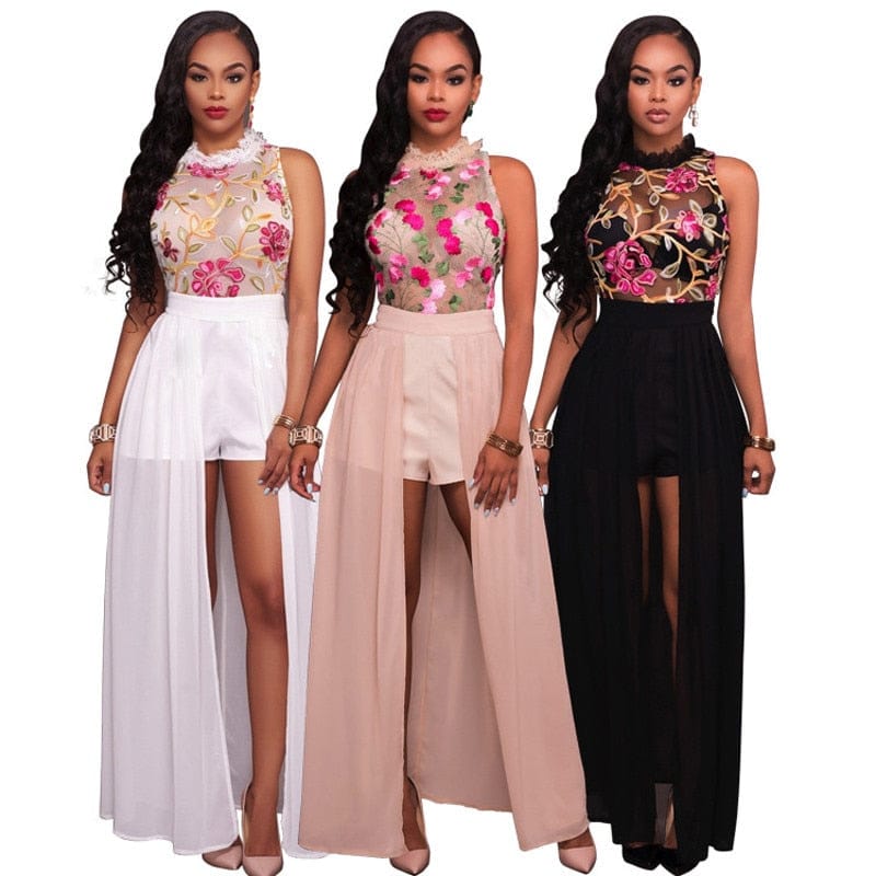 Women Elegant Long Jumpsuit Overalls  New Fashion Sexy Women's Romper BENNYS