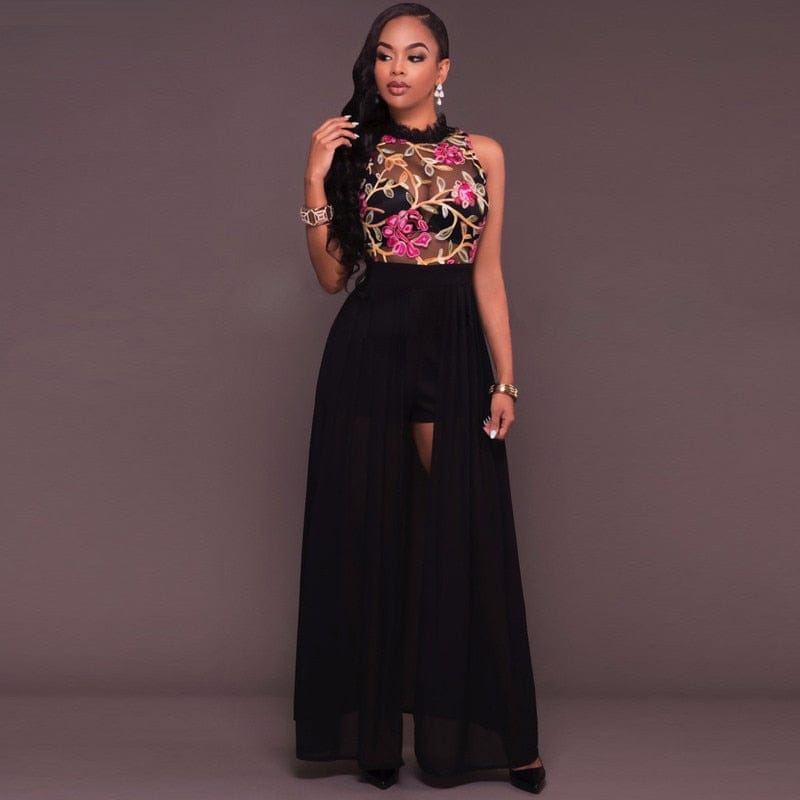 Women Elegant Long Jumpsuit Overalls  New Fashion Sexy Women's Romper BENNYS