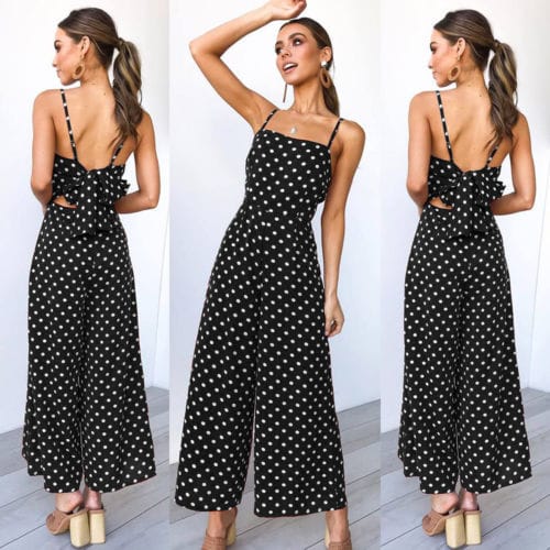 Women Elegant Sexy Jumpsuits Sleeveless Holiday Dress BENNYS