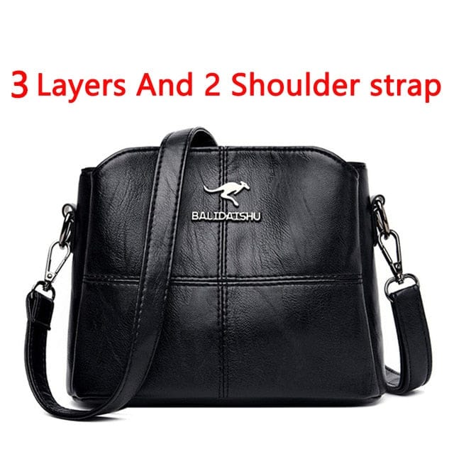 Women Embroidery Tote Bag High Quality Leather Ladies Handbags BENNYS