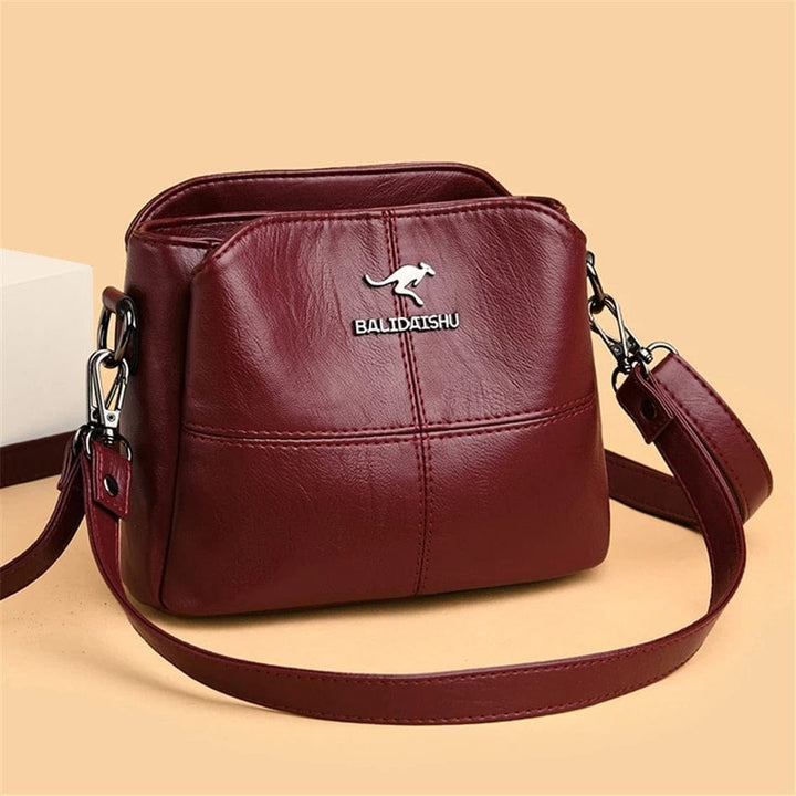 Women Embroidery Tote Bag High Quality Leather Ladies Handbags BENNYS